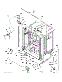 02 - Body Parts parts for Ge Dishwasher GDWF160V40SS / from AppliancePartsPros.com