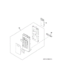 02 - Control Parts parts for Ge Microwave JVM1540MP2SA / from AppliancePartsPros.com