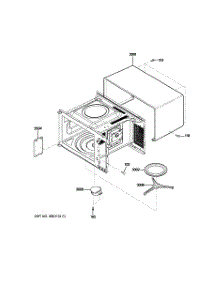 03 - Oven Cavity Parts parts for Ge Microwave JES1460DS1WW / from AppliancePartsPros.com