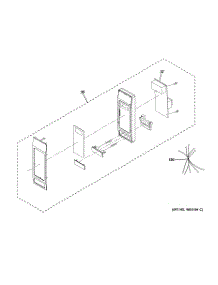 02 - Controller Parts parts for Ge Microwave JES1656SR1SS / from AppliancePartsPros.com