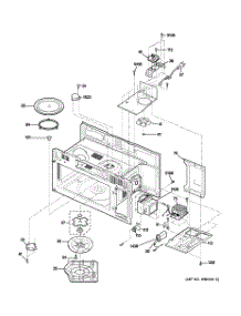 05 - Interior Parts (1) parts for Ge Microwave JVM1810DS1BB / from AppliancePartsPros.com