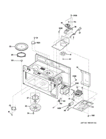 05 - Interior Parts (1) parts for Ge Microwave JVM2010DS1WW / from AppliancePartsPros.com