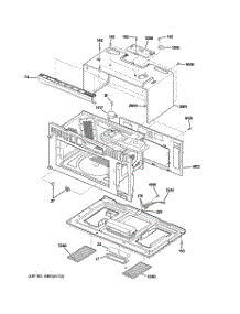 03 - Oven Cavity Parts parts for Ge Microwave CSA1201RSS02 / from AppliancePartsPros.com