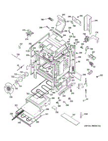 03 - Body Parts parts for Ge Range P2B930SET2SS / from AppliancePartsPros.com