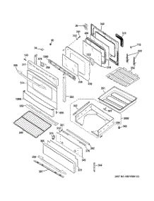 04 - Door & Drawer Parts parts for Ge Range P2B930SET2SS / from AppliancePartsPros.com