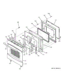 05 - Door parts for Ge Range PHS925ST2SS / from AppliancePartsPros.com