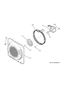 06 - Convection Fan parts for Ge Range PD968SP3SS / from AppliancePartsPros.com
