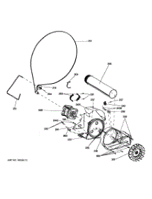05 - Blower & Motor parts for Ge Dryer GFDS355GL1MV / from AppliancePartsPros.com