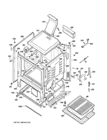 03 - Body Parts parts for Ge Range JGBS23SET2SS / from AppliancePartsPros.com