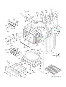 03 - Body Parts parts for Ge Range JB655DT2BB / from AppliancePartsPros.com