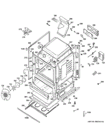 03 - Body Parts parts for Ge Range PGB910DET2CC / from AppliancePartsPros.com