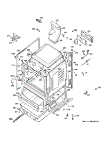 03 - Body Parts parts for Ge Range PGB900DET2BB / from AppliancePartsPros.com