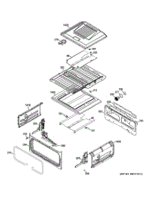 04 - Upper Oven parts for Ge Range PGB995SET2SS / from AppliancePartsPros.com