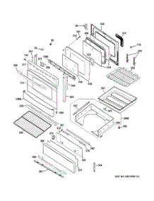 04 - Door & Drawer Parts parts for Ge Range PGB980SET2SS / from AppliancePartsPros.com