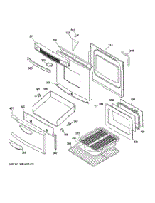 02 - Body Parts parts for Ge Range JAP02SN4SS / from AppliancePartsPros.com