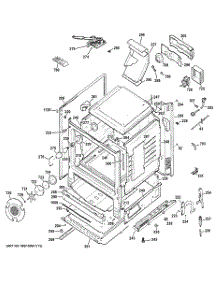 03 - Body Parts parts for Ge Range JGB605EED1ES / from AppliancePartsPros.com