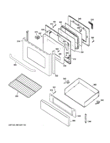 04 - Door & Drawer Parts parts for Ge Range JGB605EED1ES / from AppliancePartsPros.com