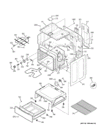 03 - Body Parts parts for Ge Range JBP23SR6SS / from AppliancePartsPros.com