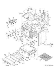03 - Body Parts parts for Ge Range JBP35SD1SS / from AppliancePartsPros.com