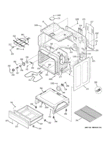03 - Body Parts parts for Ge Range JBP35DD1WW / from AppliancePartsPros.com
