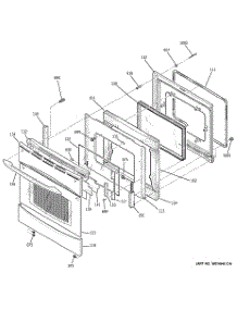 05 - Door parts for Ge Range PHB925ST2SS / from AppliancePartsPros.com