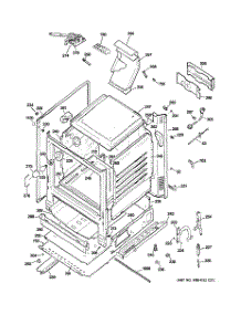 03 - Body Parts parts for Ge Range JGB281MER5BS / from AppliancePartsPros.com