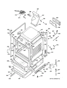 03 - Body Parts parts for Ge Range JGB281DER5BB / from AppliancePartsPros.com
