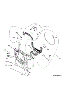 02 - Front Panel parts for Ge Dryer GFDN110ED0WW / from AppliancePartsPros.com