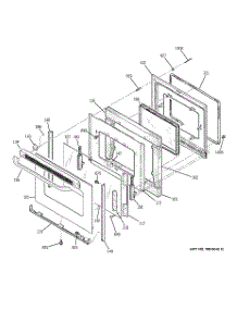 04 - Door parts for Ge Range JBP66SM8SS / from AppliancePartsPros.com