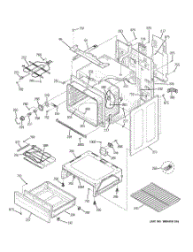 03 - Body Parts parts for Ge Range JB400DP5BB / from AppliancePartsPros.com