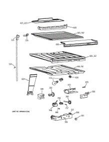 03 - Body Parts parts for Ge Range JBP23DR3WW / from AppliancePartsPros.com