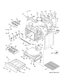 03 - Body Parts parts for Ge Range JB640DIR5WW / from AppliancePartsPros.com