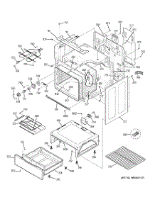 03 - Body Parts parts for Ge Range JB400SP7SS / from AppliancePartsPros.com
