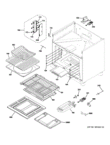 05 - Oven Cavity Parts parts for Ge Range ZGP364NDR2SS / from AppliancePartsPros.com