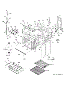 03 - Body Parts parts for Ge Range PB920DT1BB / from AppliancePartsPros.com