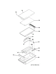 03 - Griddle Assembly parts for Ge Range ZDP486LDP5SS / from AppliancePartsPros.com