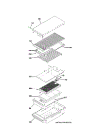 03 - Grill Assembly parts for Ge Range ZDP486LRP4SS / from AppliancePartsPros.com