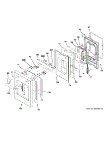 09 - Small Door Asembly parts for Ge Range ZDP486LRP4SS / from AppliancePartsPros.com