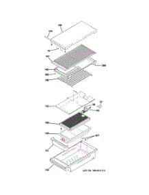 03 - Grill Assembly parts for Ge Range ZGP486NRR2SS / from AppliancePartsPros.com