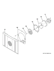 08 - Convection Fan parts for Ge Range ZDP364NRP4SS / from AppliancePartsPros.com