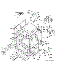 03 - Body Parts parts for Ge Range JGB605DET2BB / from AppliancePartsPros.com
