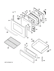 04 - Door & Drawer Parts parts for Ge Range JGB605SET2SS / from AppliancePartsPros.com