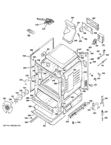 03 - Body Parts parts for Ge Range JGB810DET2BB / from AppliancePartsPros.com