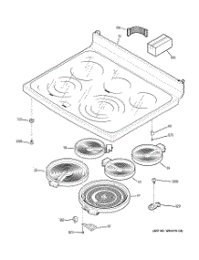 02 - Cooktop parts for Ge Range PB979ST1SS / from AppliancePartsPros.com