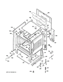 02 - Body Parts parts for Ge Range JBS27DIM1WW / from AppliancePartsPros.com