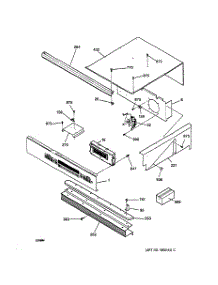 02 - Control Panel parts for Ge Range ZDP304LP5SS / from AppliancePartsPros.com