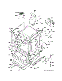 03 - Body Parts parts for Ge Range JGBP33DET2WW / from AppliancePartsPros.com