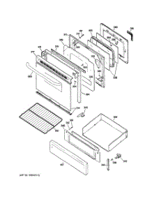 04 - Door & Drawer Parts parts for Ge Range JGB250SET2SS / from AppliancePartsPros.com