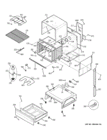 03 - Body Parts parts for Ge Range JSP42DN4WW / from AppliancePartsPros.com
