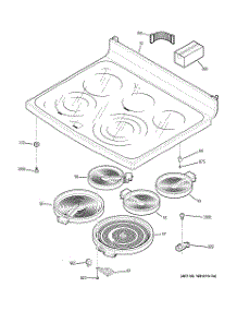 02 - Cooktop parts for Ge Range PB978ST1SS / from AppliancePartsPros.com